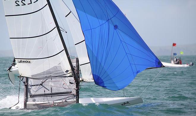 Nacra 17 - Oceanbridge - Sail Auckland 2016, Day 3 ©  Will Calver - Ocean Photography http://www.oceanphotography.co.nz/